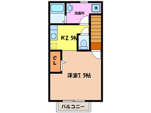 メゾン大島Ⅱの物件間取画像